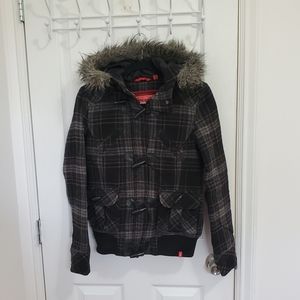 Espirit Plaid Wool Jacket